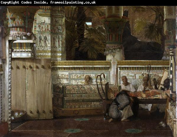 Alma-Tadema, Sir Lawrence An Egyptian widow in the Time of Diocletian (mk23)